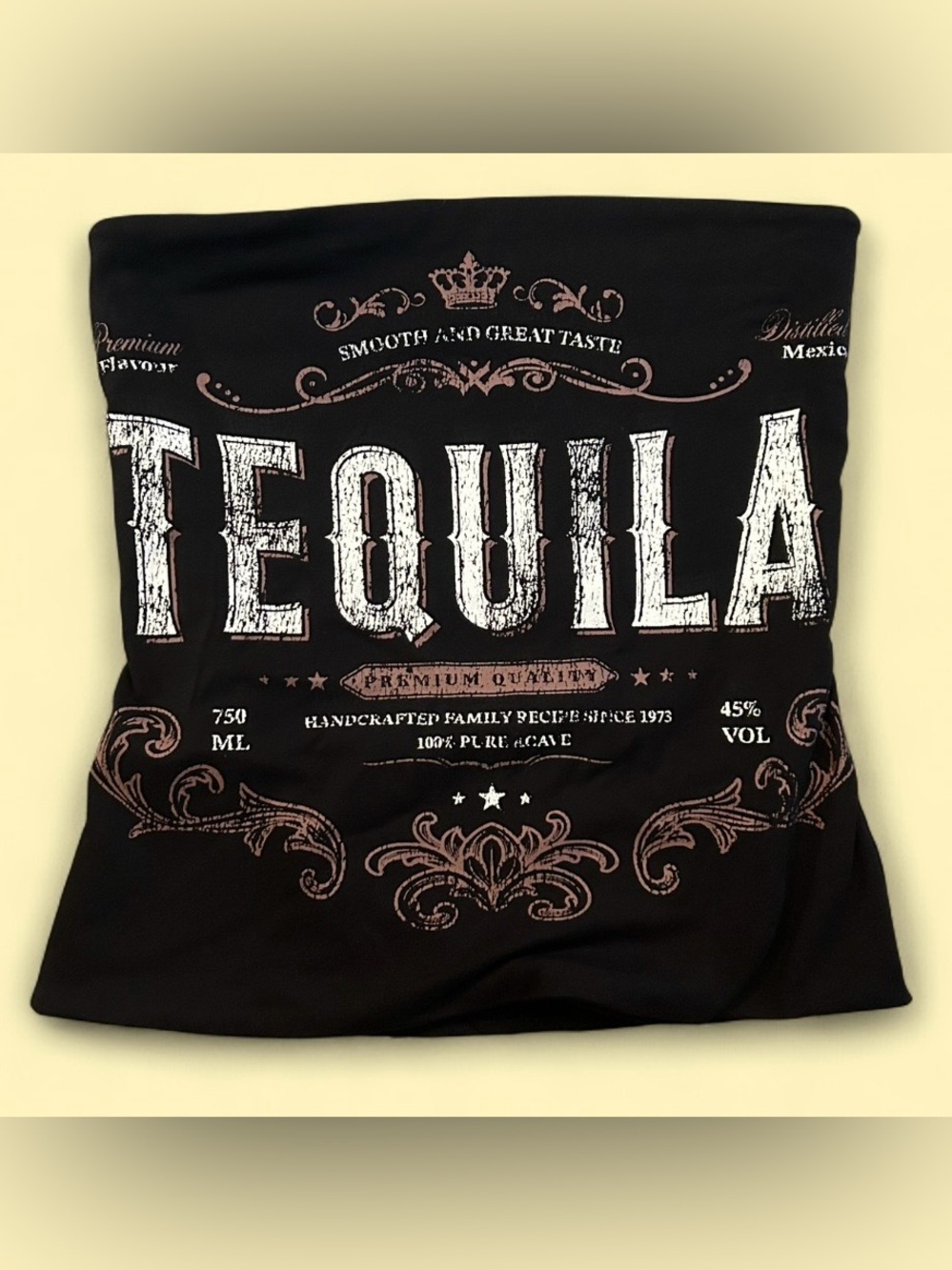 Streetwear Society Tequila Graphic Tube Top - Size XS NWT